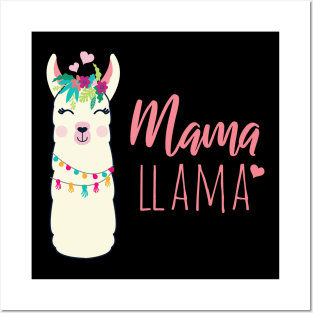 MAMA LLAMA lovely mother funny gift Posters and Art